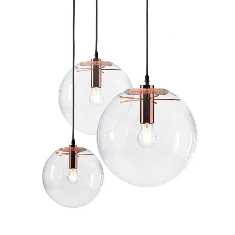Nordic Modern Bubble Glass Pendant Light