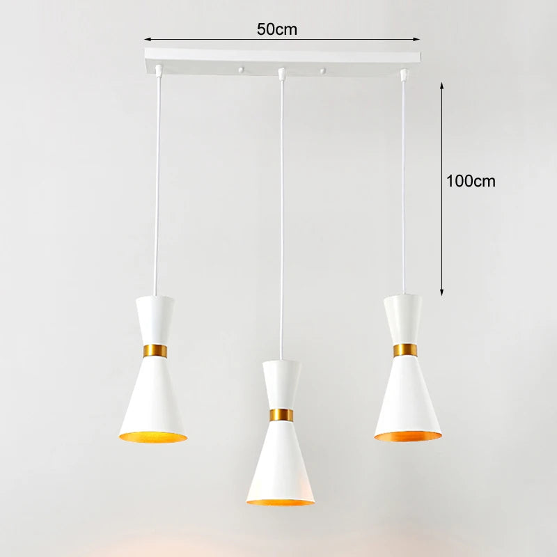 Luces colgantes de cordón para comedor, lámparas colgantes modernas, lámpara de mano para restaurante y cocina, luminaria LED suspendida, lámpara Industrial