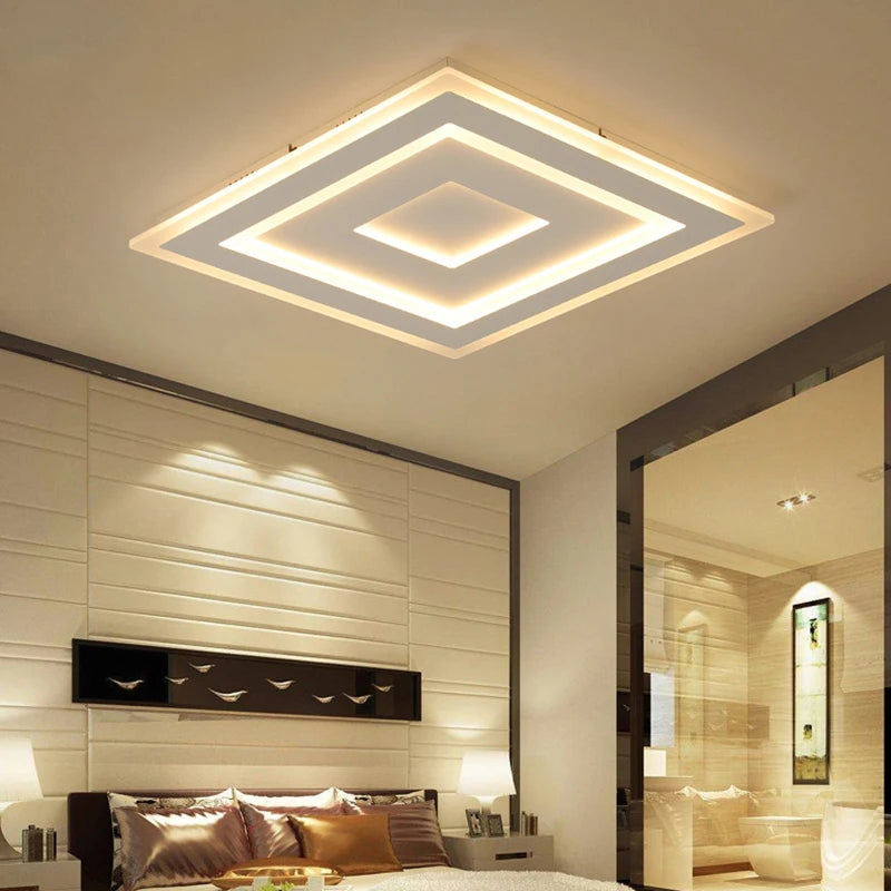 Modern Surface Mounted Led Ultra-thin square/rectangular lights