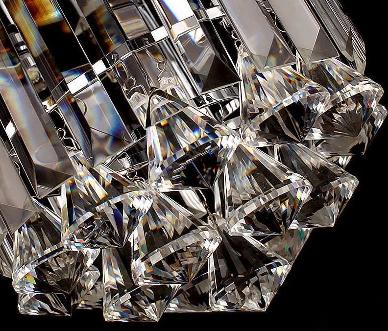 Luces de techo LED de cristal modernas para sala de estar candeeiro de teto para quarto lámpara de techo de cristal decoración del hogar