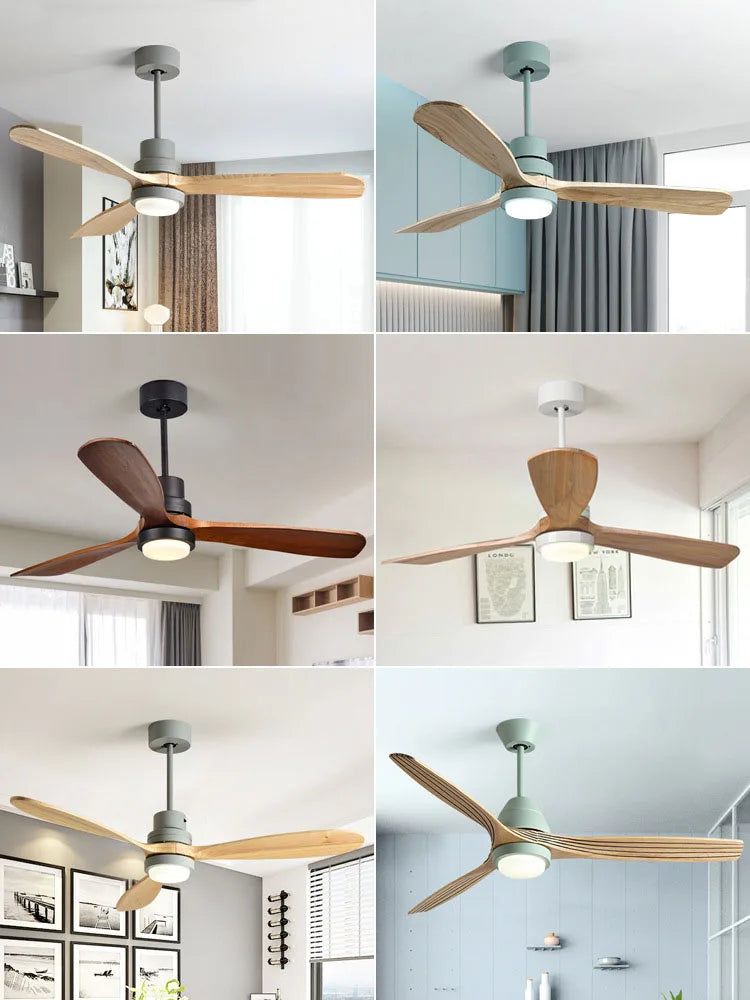 Modern wooden Ceiling fan