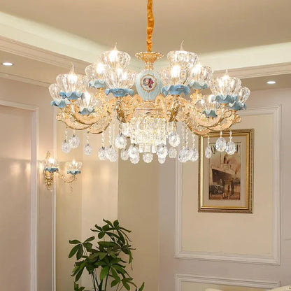 Ceramic Contemporary Crystal Chandeliers