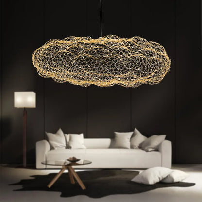 Nordic Art Hollow Cloud Design Pendant Lights