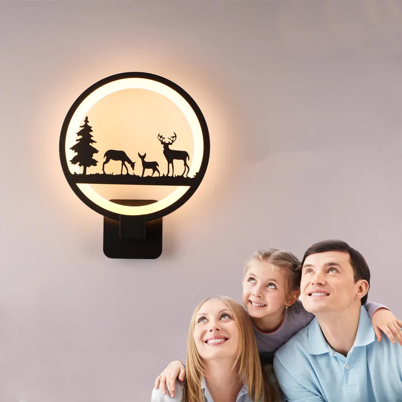 LED Creative design sconce light