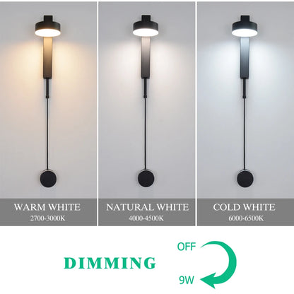 LED Adjustable Dimmable sconce light