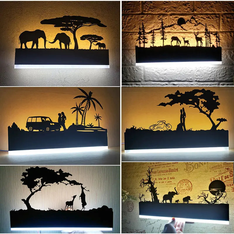 Led acrylic sconce Light