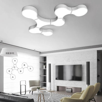 Nordic Led Cells shape Ceiling lights
