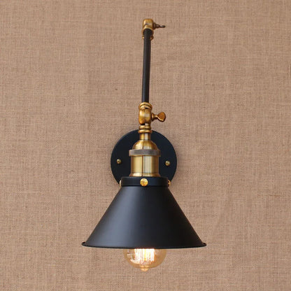 Edison Retro Vintage Adjustable Long Swing Arm Sconce light