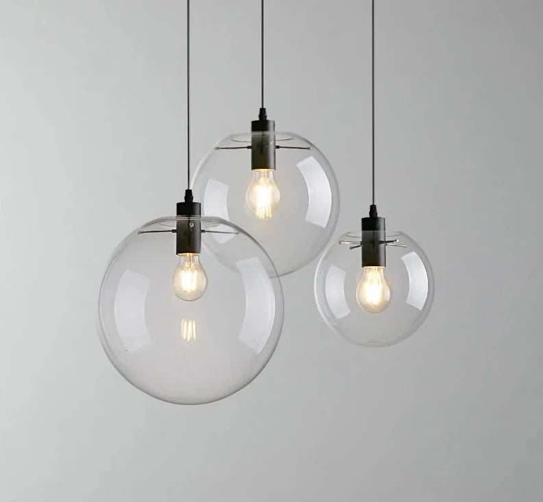 Nordic Modern Bubble Glass Pendant Light