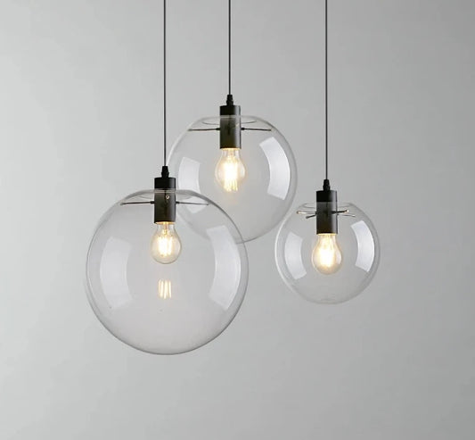 Nordic Modern Bubble Glass Pendant Light