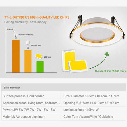 LED Golden Circle Downlight