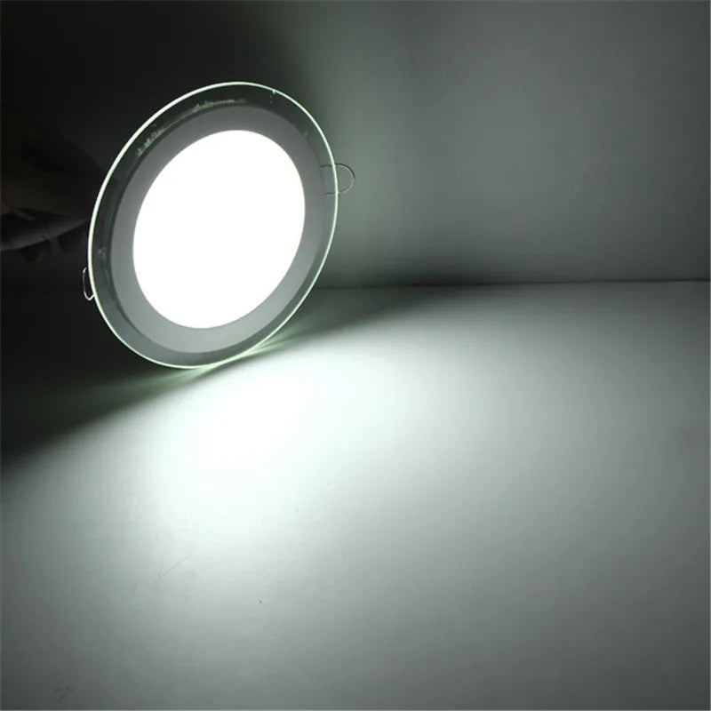 Dimmable Round Glass Panel Downlight