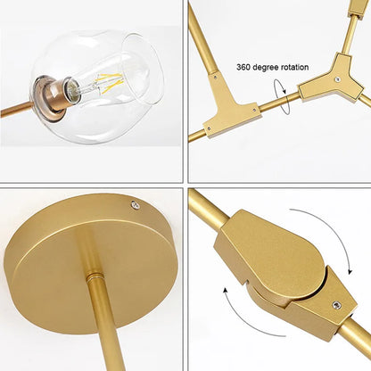 Modern wine cups style chandelier lights