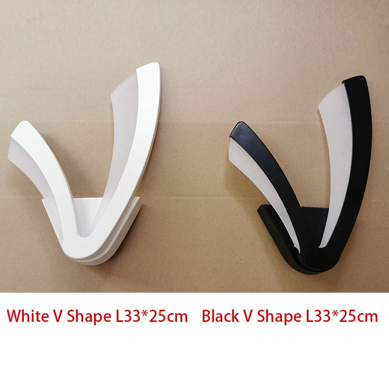 LED Acrylic V shape Sconce