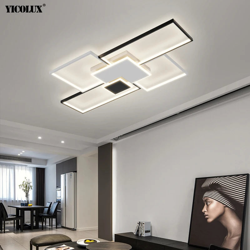 Lámpara de araña LED regulable de acrílico