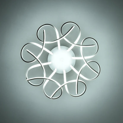 Luces de techo Led acrílicas modernas, lámpara de techo LED artística con aplicación remota para sala de estar, dormitorio, decoración del hogar, lampadario