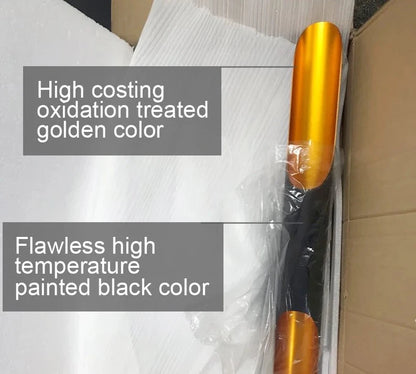 Delightful Coltrane modern loft LED gold black wing aluminum tube pendant light