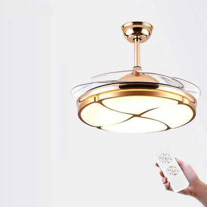 LED Ceiling Fan with Retractable blades