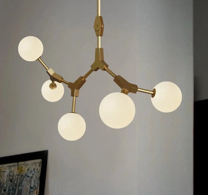 Luces colgantes moleculares de paloma mágica de hierro, lámpara colgante nórdica para comedor, cocina, decoración del hogar, restaurante, Bar, dormitorio, lámparas colgantes