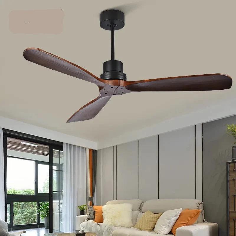 Remote Control Wood Ceiling Fans With Lights