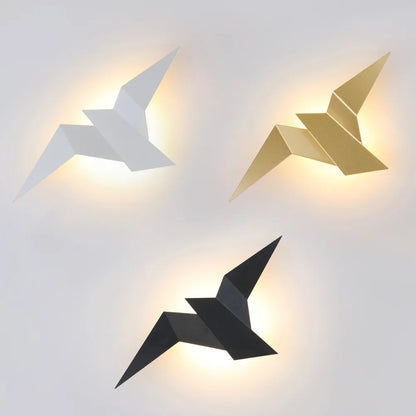 LED bird wall lamp