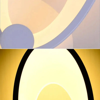 LED Oval Acrylic Sconce light