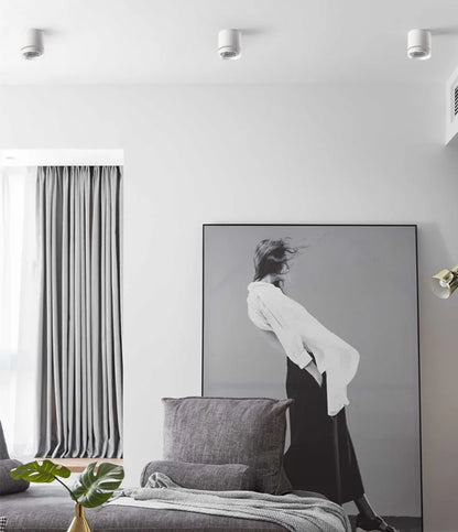 Luces empotradas LED cilíndricas regulables 7W 10W 12W COB luces LED de techo AC85 ~ 265V lámparas LED de fondo iluminación interior