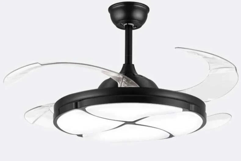 LED Ceiling Fan with Retractable blades