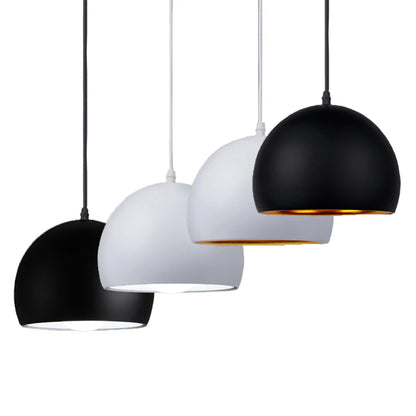 Simple Black & White ball Pendant lights