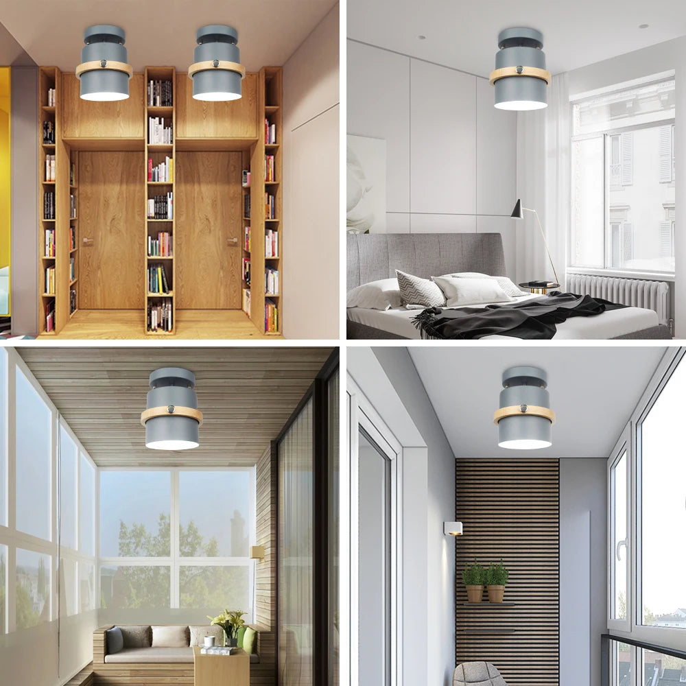 Luces de techo, lámpara Led, decoración nórdica, lámpara de techo para el hogar, decoración para loft, sala de estar, lámpara moderna, luz para dormitorio y cocina