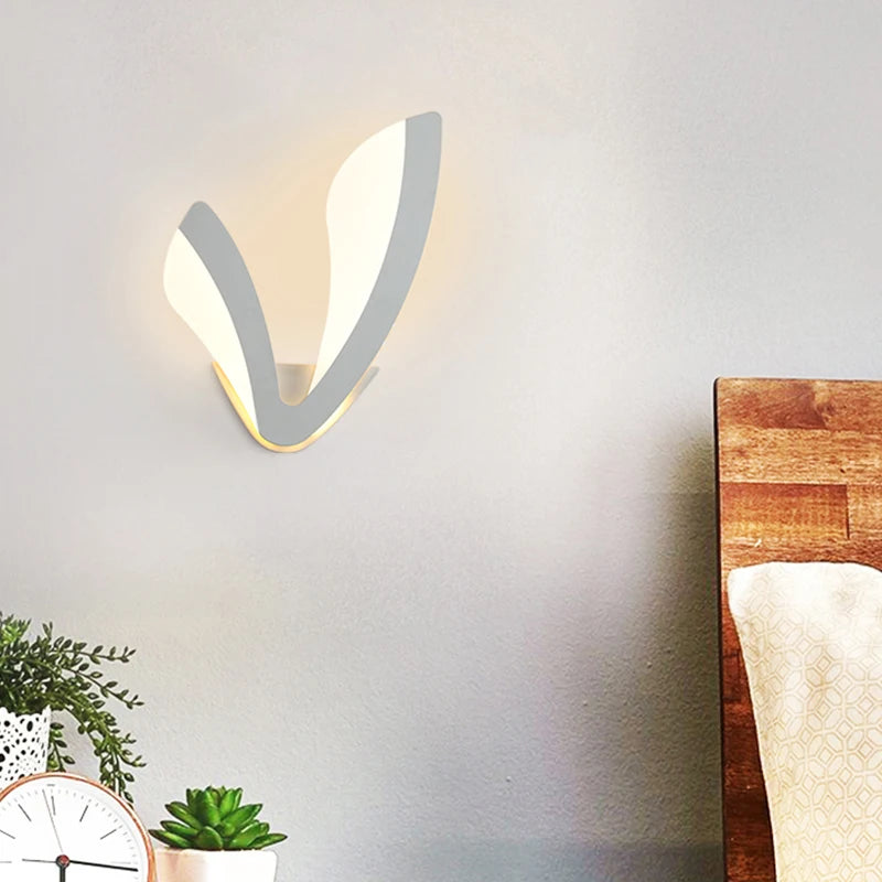 LED Acrylic V shape Sconce
