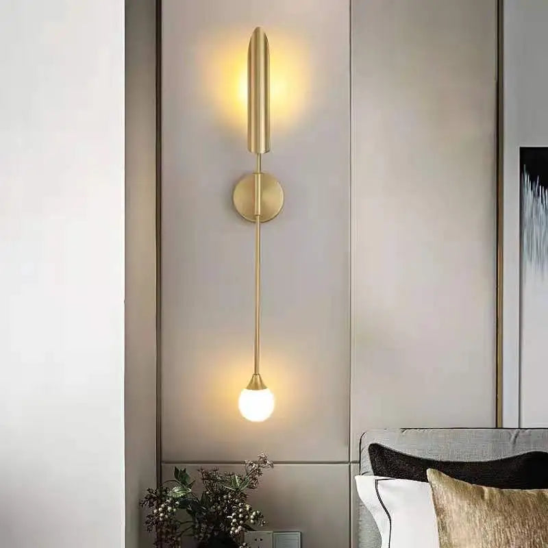 Nordic Gold up/down sconce light