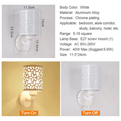 2pcs flower design Sconces Light