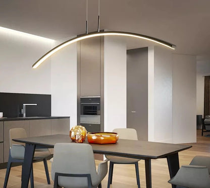Luces colgantes LED modernas con control remoto para estudio, cocina, comedor, sala de estar, Lustre colgante, lámparas de interior, AC90-260V de entrada