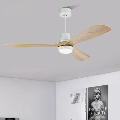 Remote Control Wood Ceiling Fans With Lights