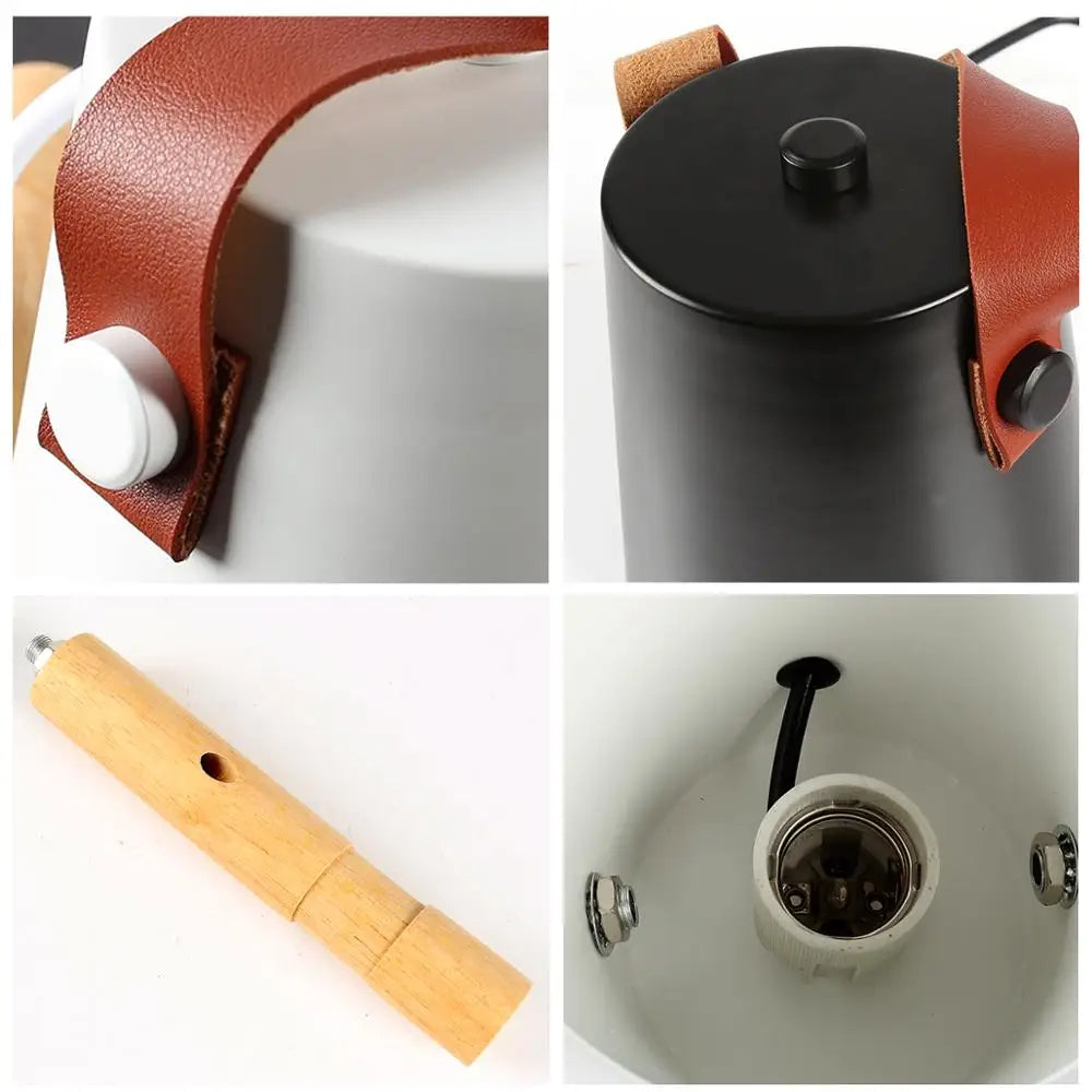 Nordic belt Wooden Sconce