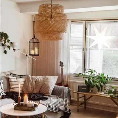 Chinese bamboo/Rattan Weaving Pendant light