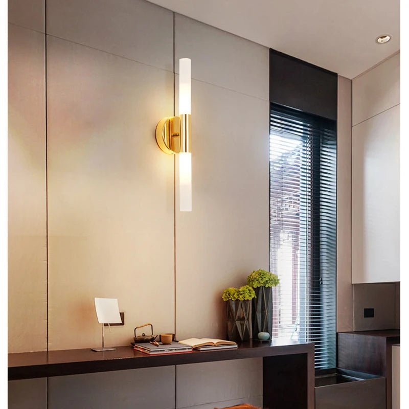 Arañas LED moderno, accesorios colgantes de pared de lujo dorados y negros para dormitorio, luminaria para comedor, sala de estar, lámpara de restaurante