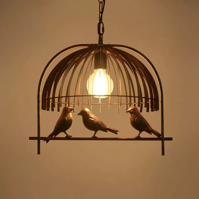 Nordic Bird cage pendent light