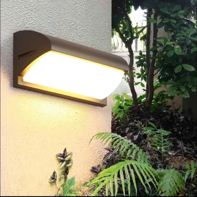 Extra Large Radar Motion Sensor waterproof LED outdoor sconce light
