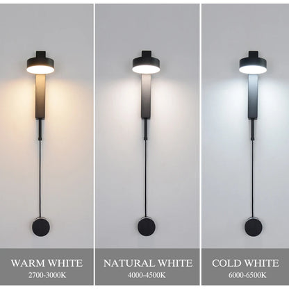 LED rotational dimmable led sconce