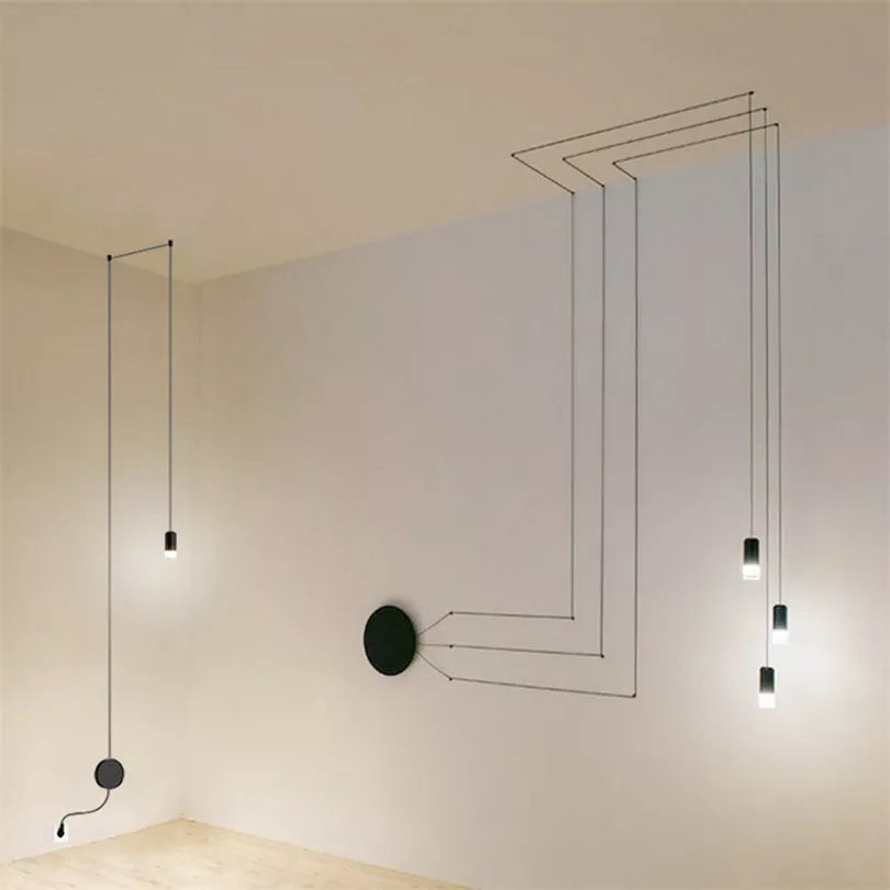 LED Black Line sconce Light