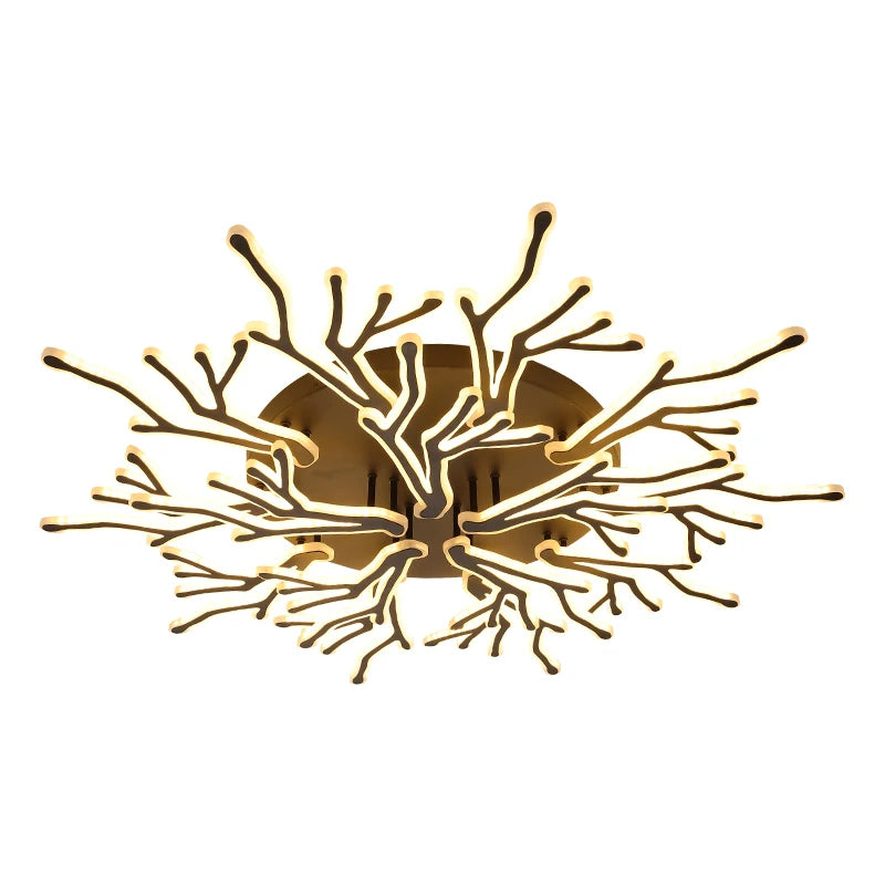 NEO Gleam Hot APP White/Black Led tree branch Ceiling Lights