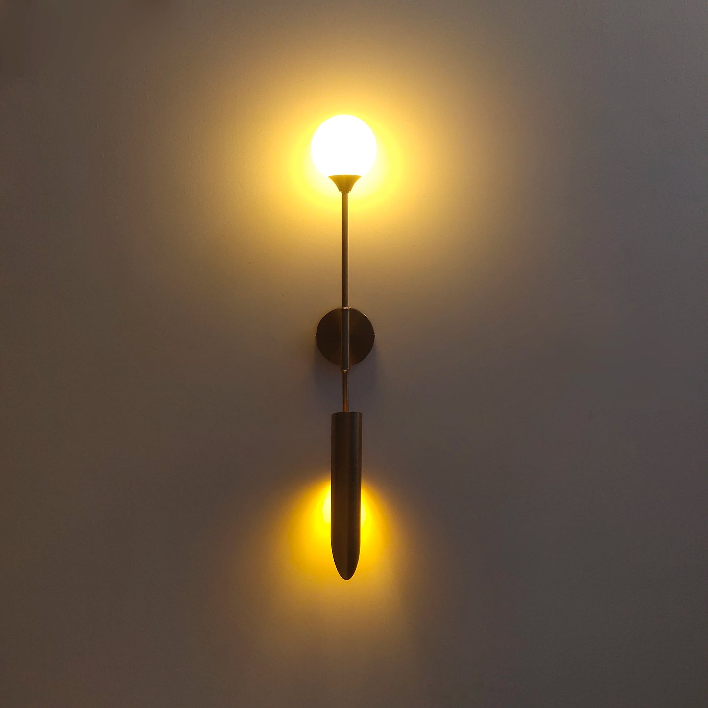 Nordic Gold up/down sconce light