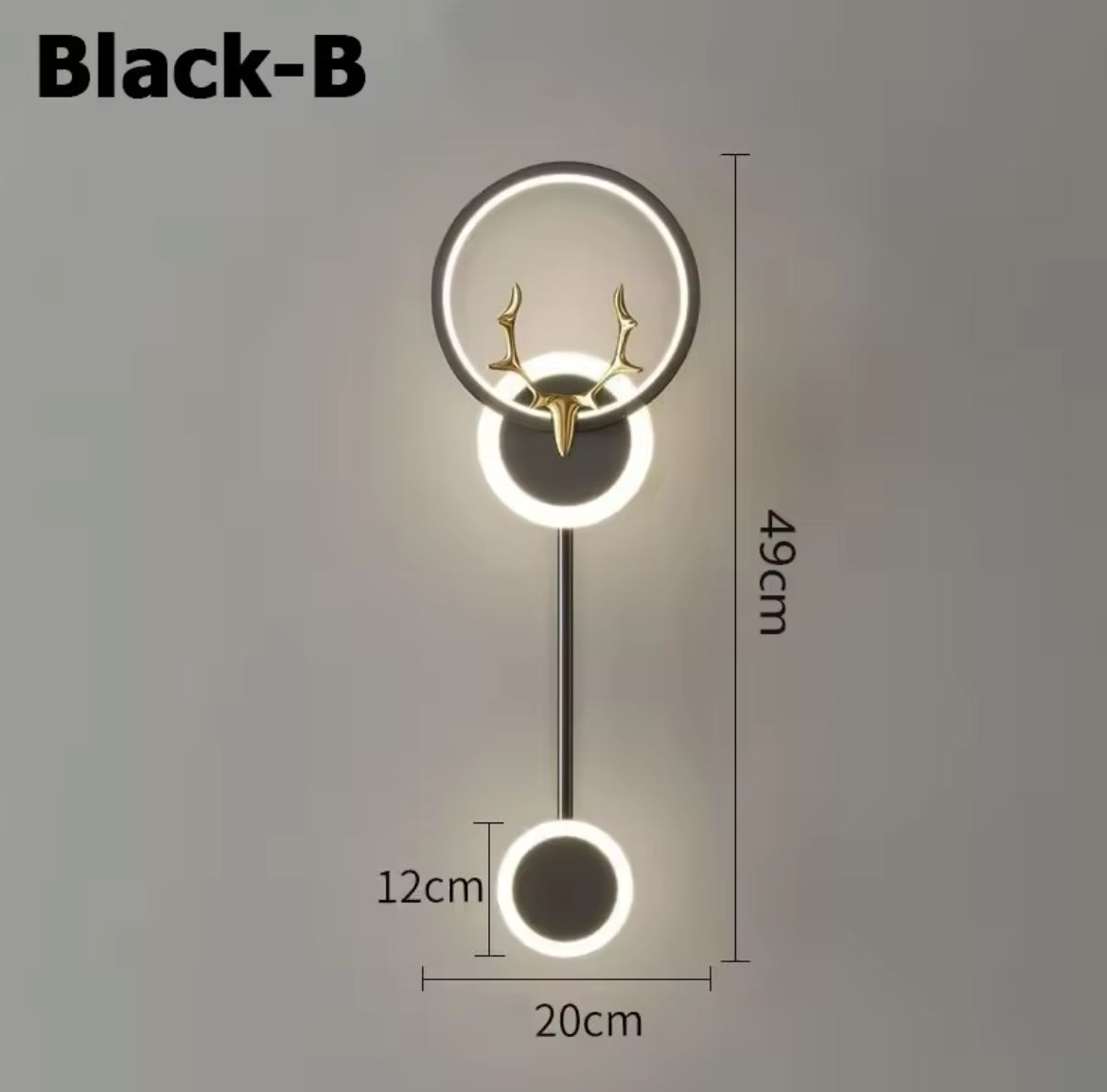 Nordic Antler shape modern sconce light