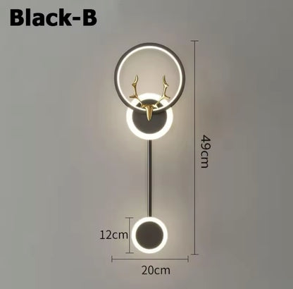 Nordic Antler shape modern sconce light