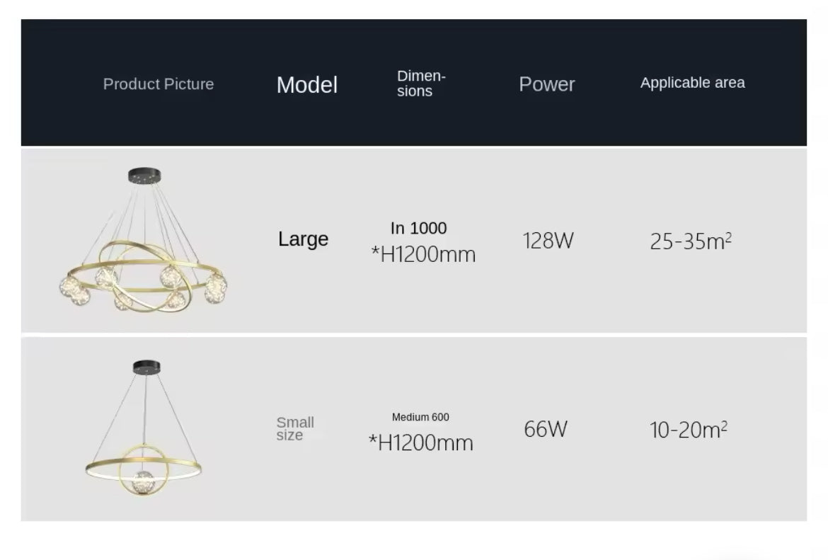 Modern Space style Chandelier