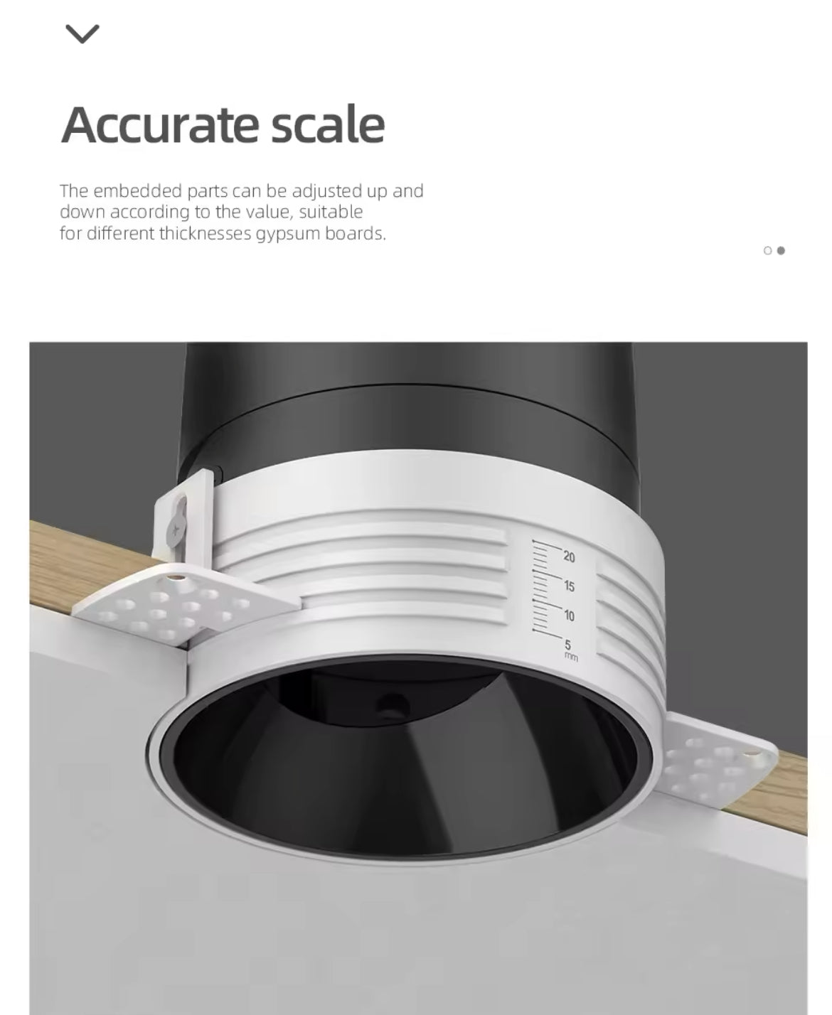 Led Recessed Downlight Frameless cut out