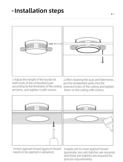 Led Recessed Downlight Frameless cut out