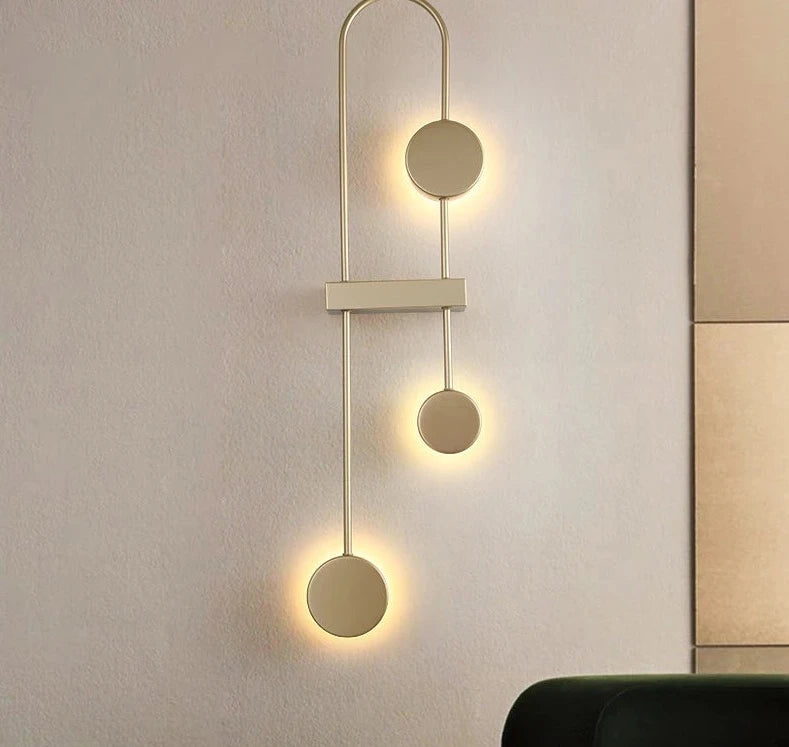 multiple Circle's sconce light